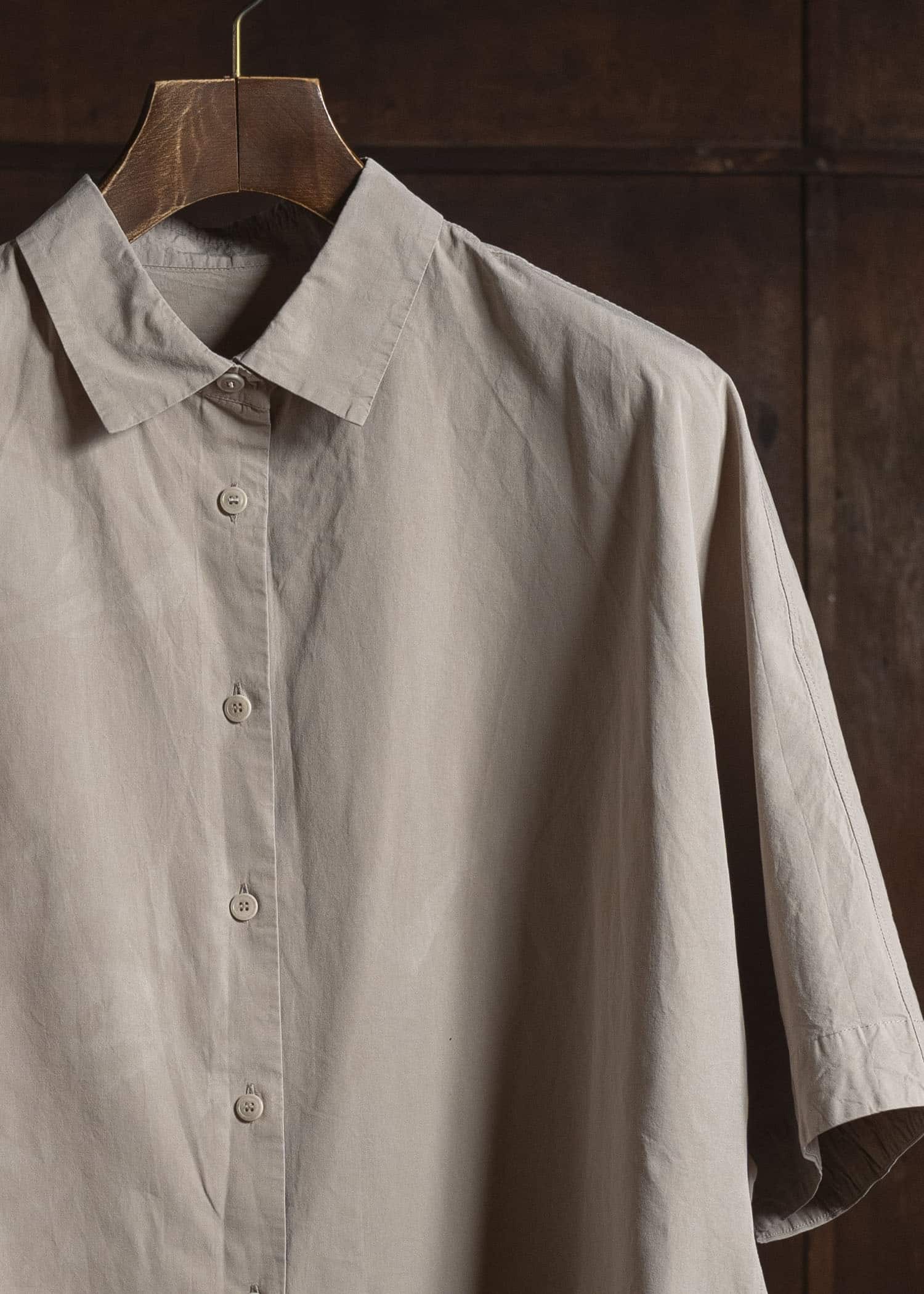 CASEY CASEY DOLMAN SLEEVE COTTON S/S SHIRT