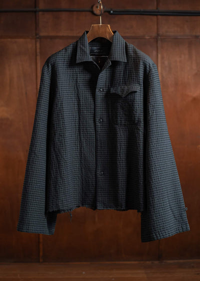 Professor.E DISTRESSED SHIRT 25SS-PE-LSH-03-DUSTY CHECK