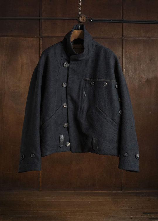 ZIGGY CHEN ASYMMETRIC ''HIDDEN ARC'' JACKET 0M2630951