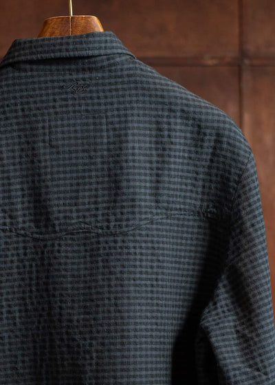 Professor.E DISTRESSED SHIRT 25SS-PE-LSH-03-DUSTY CHECK