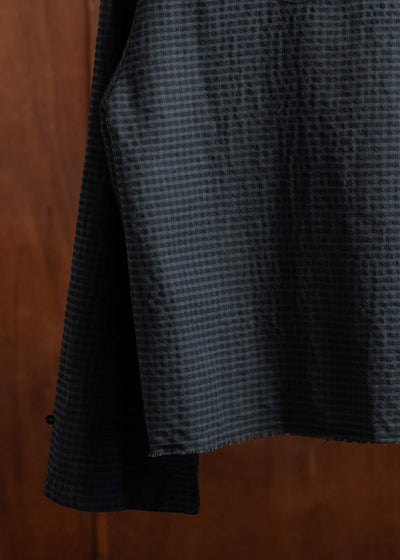 Professor.E DISTRESSED SHIRT 25SS-PE-LSH-03-DUSTY CHECK