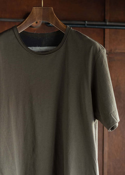 ZIGGY CHEN CLASSIC DROP SHOULDER T-SHIRT 0M2410212 Coyote Brown