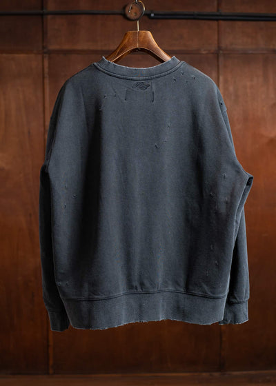 Professor.E DISTRESSED LS 25SS-PE-TTL-01-BLACK