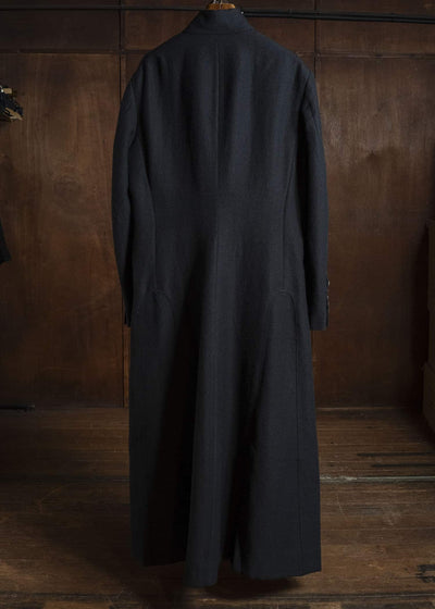 ZIGGY CHEN EXTRA LONG STAND COLLAR COAT 0M2631116