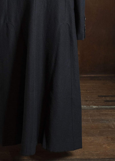 ZIGGY CHEN EXTRA LONG STAND COLLAR COAT 0M2631116
