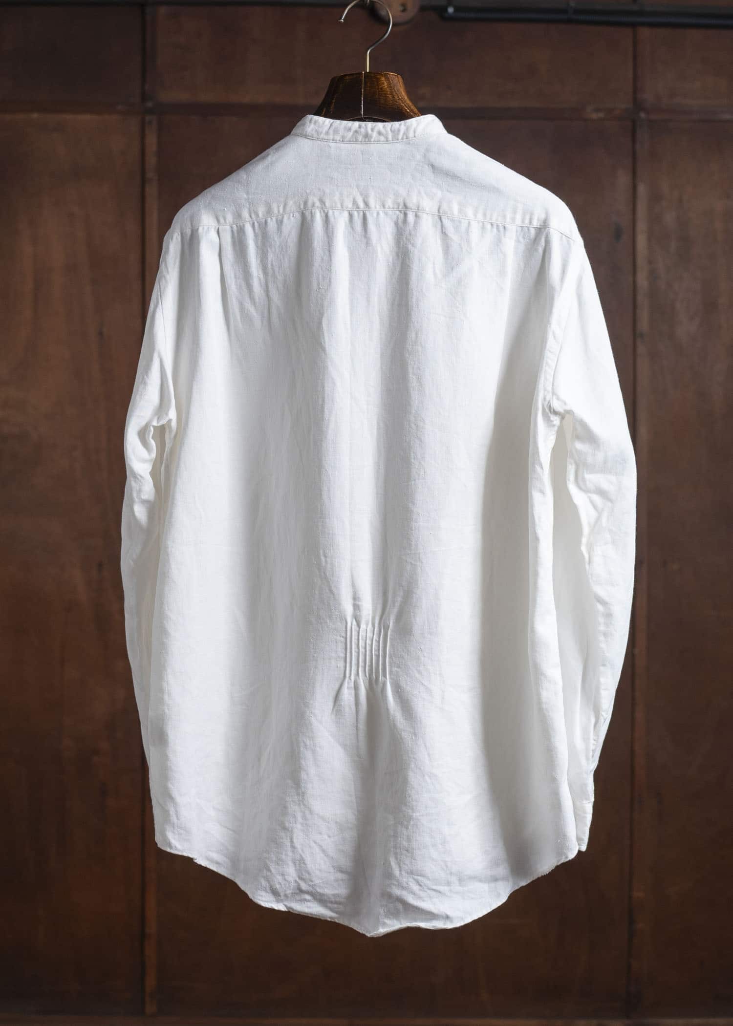 Aquellos Ojos Verdes BISHU LINEN WHITE SHIRT