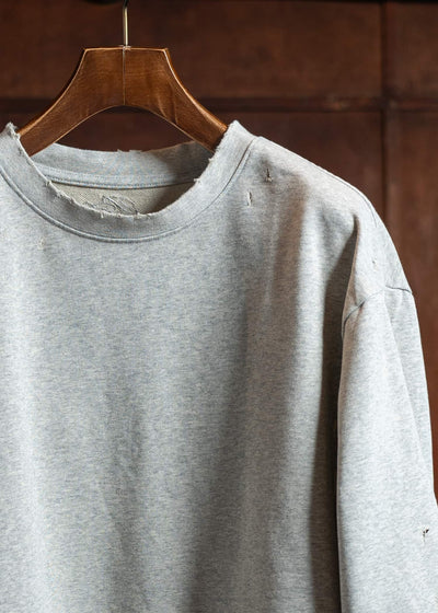 Professor.E DISTRESSED LS 25SS-PE-TTL-01-GREY