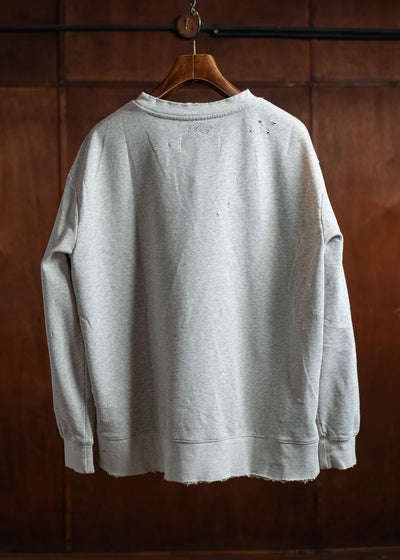 Professor.E DISTRESSED LS 25SS-PE-TTL-01-GREY