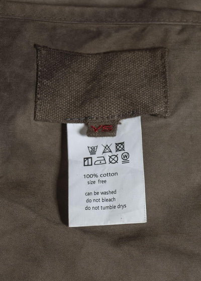 YOKO SAKAMOTO Mud-Dyed Cotton Canvas 2-Way Bag