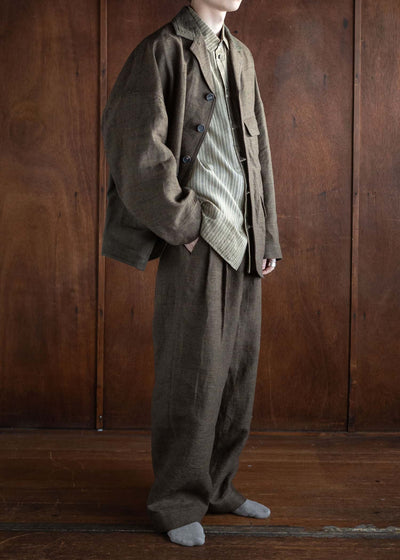 ZIGGY CHEN OVERSIZED WORKER JACKET 0M2410917