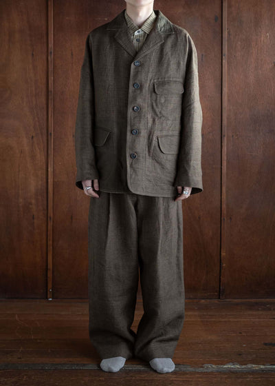 ZIGGY CHEN OVERSIZED WORKER JACKET 0M2410917