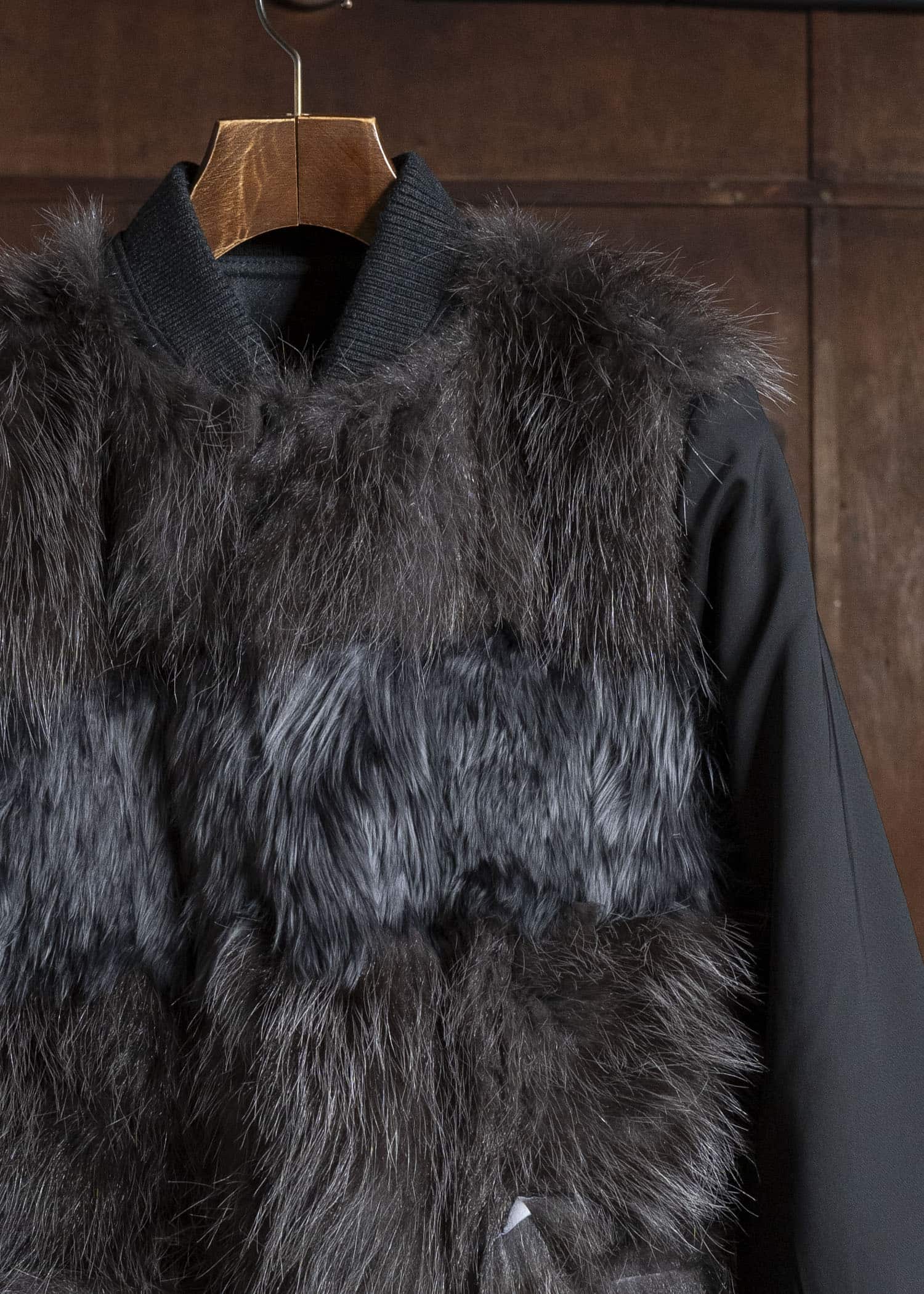 LANVIN 16AW REVERSIBLE OPOSSUM FUR JACKET