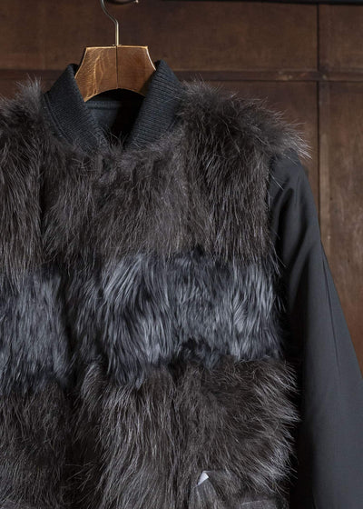 LANVIN 16AW REVERSIBLE OPOSSUM FUR JACKET