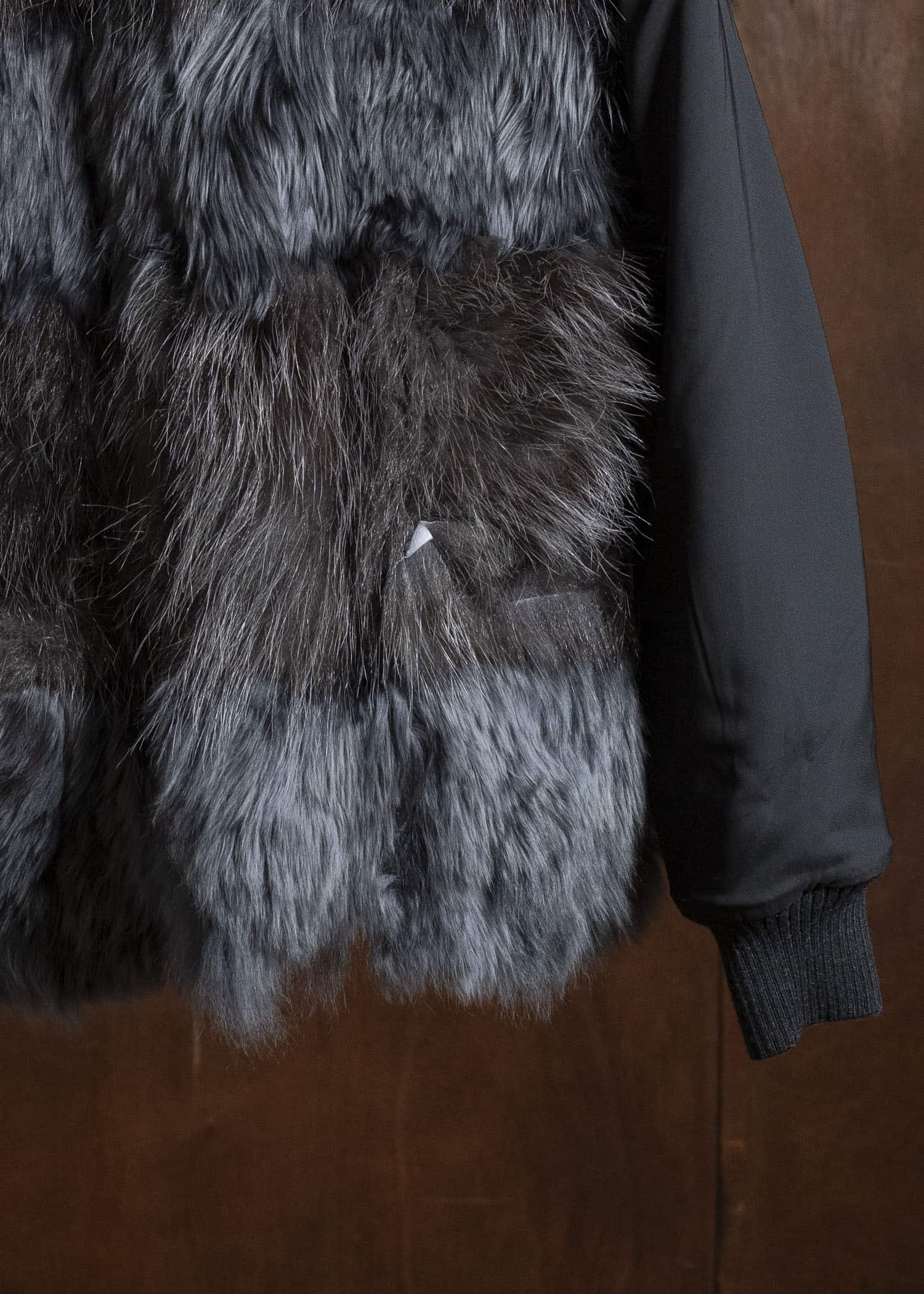 LANVIN 16AW REVERSIBLE OPOSSUM FUR JACKET