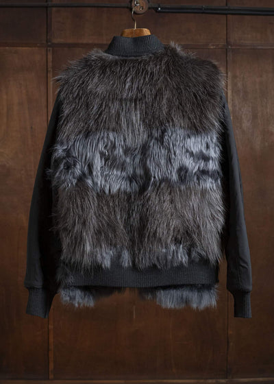 LANVIN 16AW REVERSIBLE OPOSSUM FUR JACKET