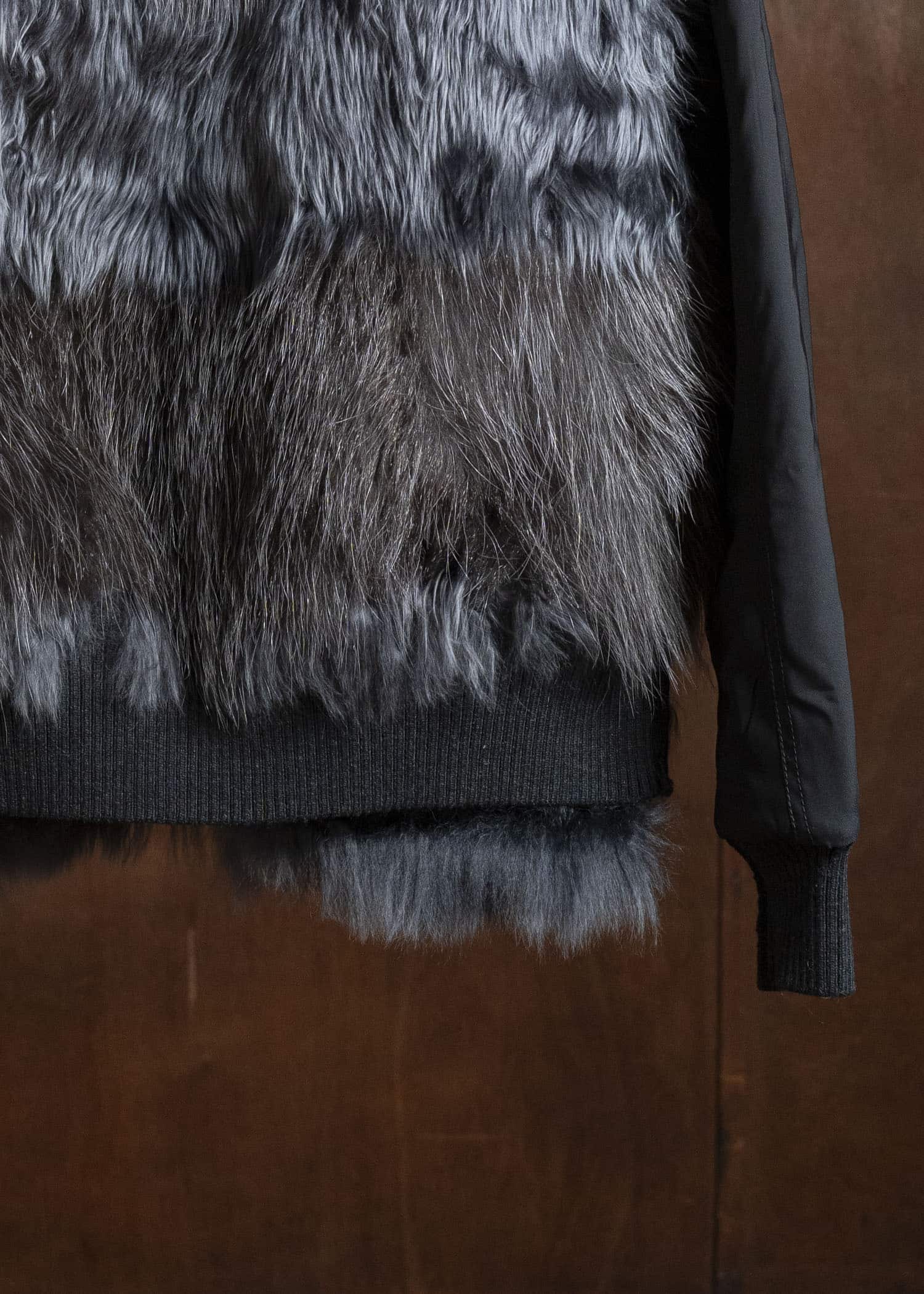 LANVIN 16AW REVERSIBLE OPOSSUM FUR JACKET
