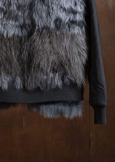 LANVIN 16AW REVERSIBLE OPOSSUM FUR JACKET