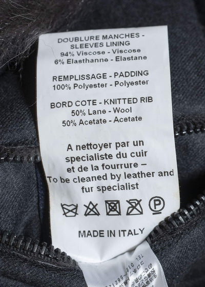 LANVIN 16AW REVERSIBLE OPOSSUM FUR JACKET