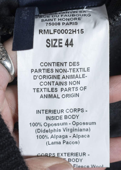 LANVIN 16AW REVERSIBLE OPOSSUM FUR JACKET