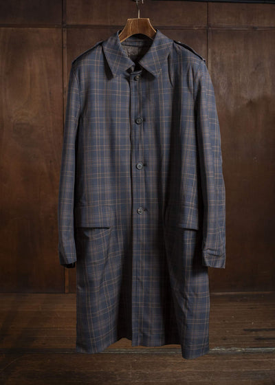 PRADA CHECK OVERSIZED COAT