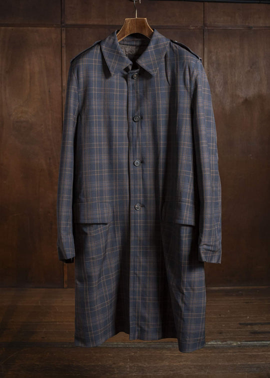 PRADA CHECK OVERSIZED COAT