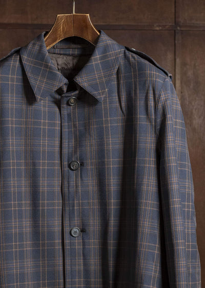 PRADA CHECK OVERSIZED COAT