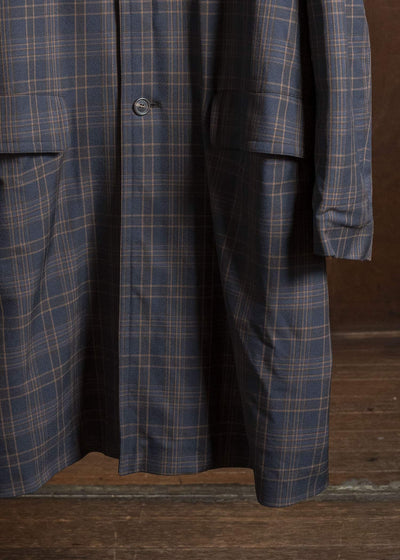 PRADA CHECK OVERSIZED COAT