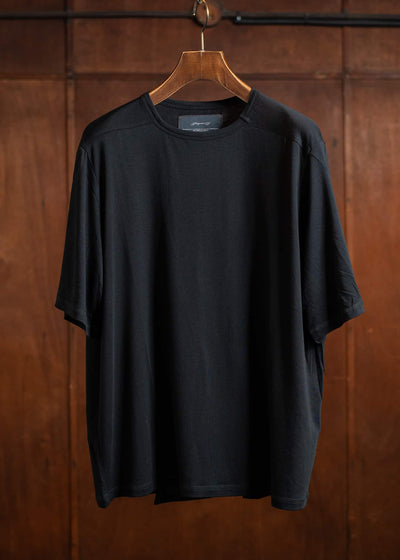 Professor.E SEMI-SHEER T-SHIRT 25SS-PE-TTS-03-BLACK