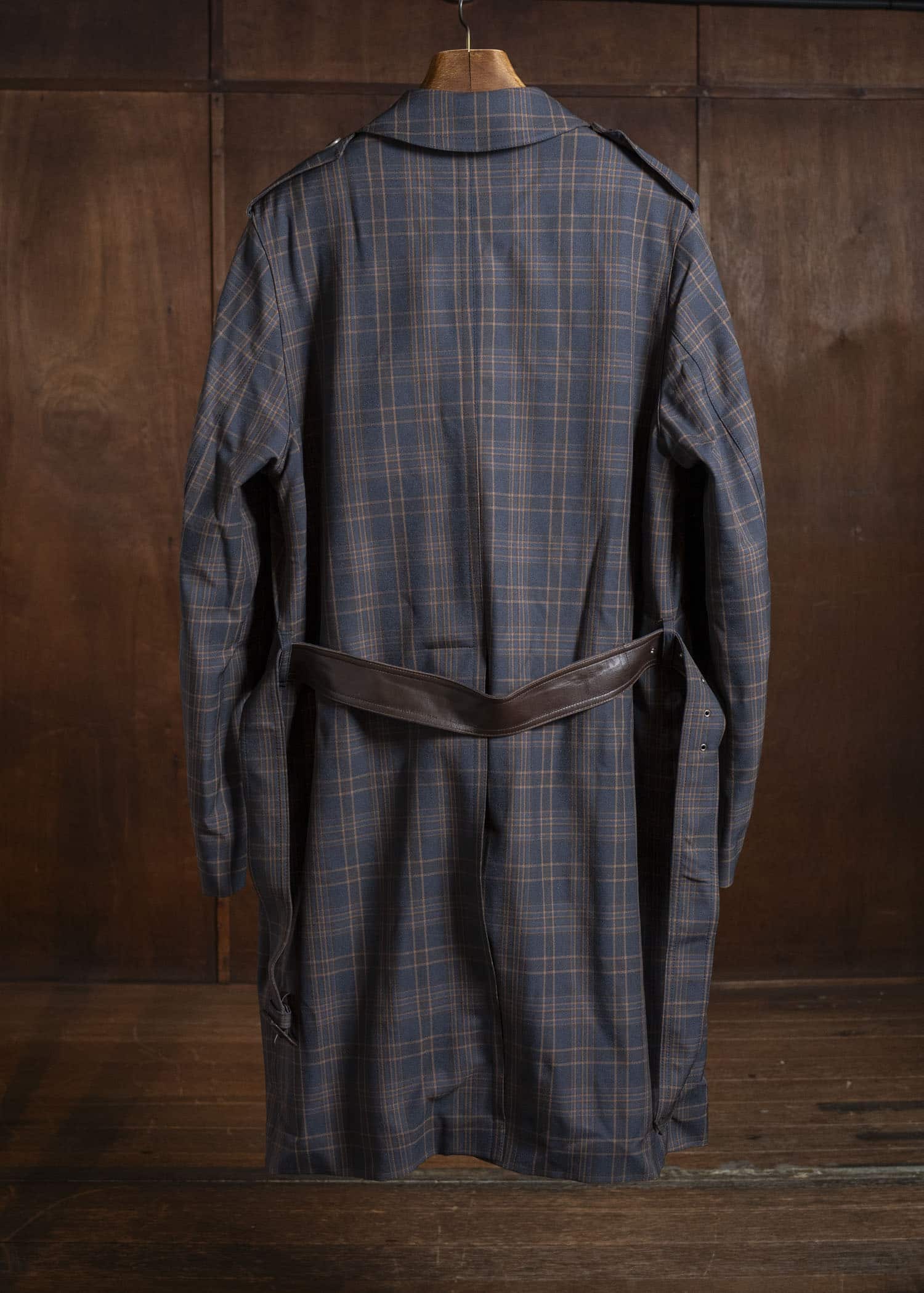 PRADA CHECK OVERSIZED COAT