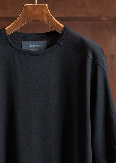 Professor.E SEMI-SHEER T-SHIRT 25SS-PE-TTS-03-BLACK