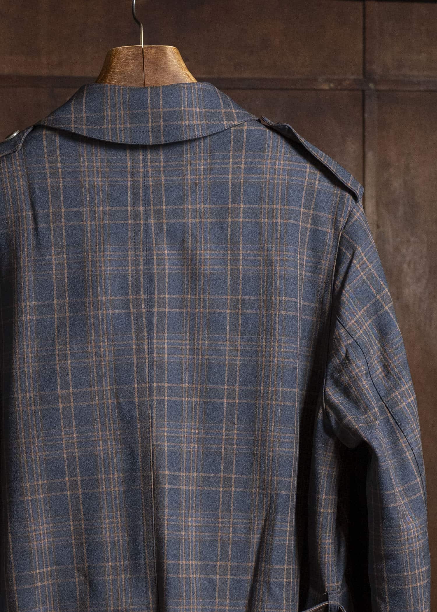 PRADA CHECK OVERSIZED COAT