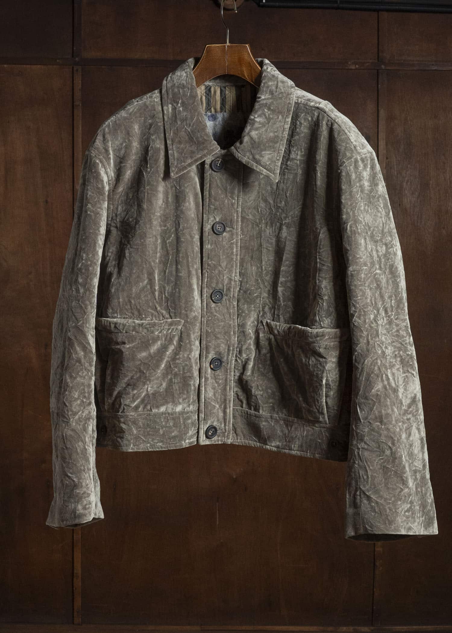 ZIGGY CHEN VELVET WORKWEAR JACKET 0M2630946