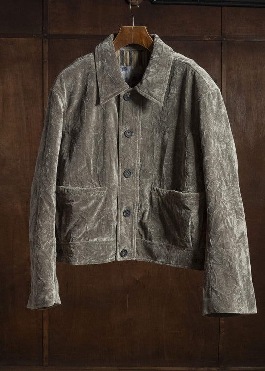 ZIGGY CHEN VELVET WORKWEAR JACKET 0M2630946