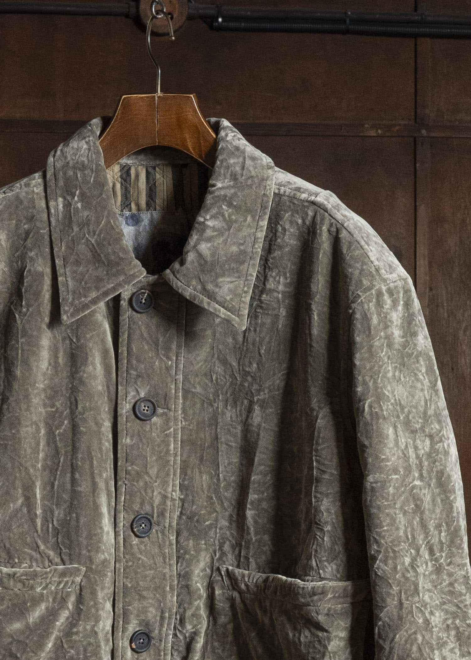 ZIGGY CHEN VELVET WORKWEAR JACKET 0M2630946