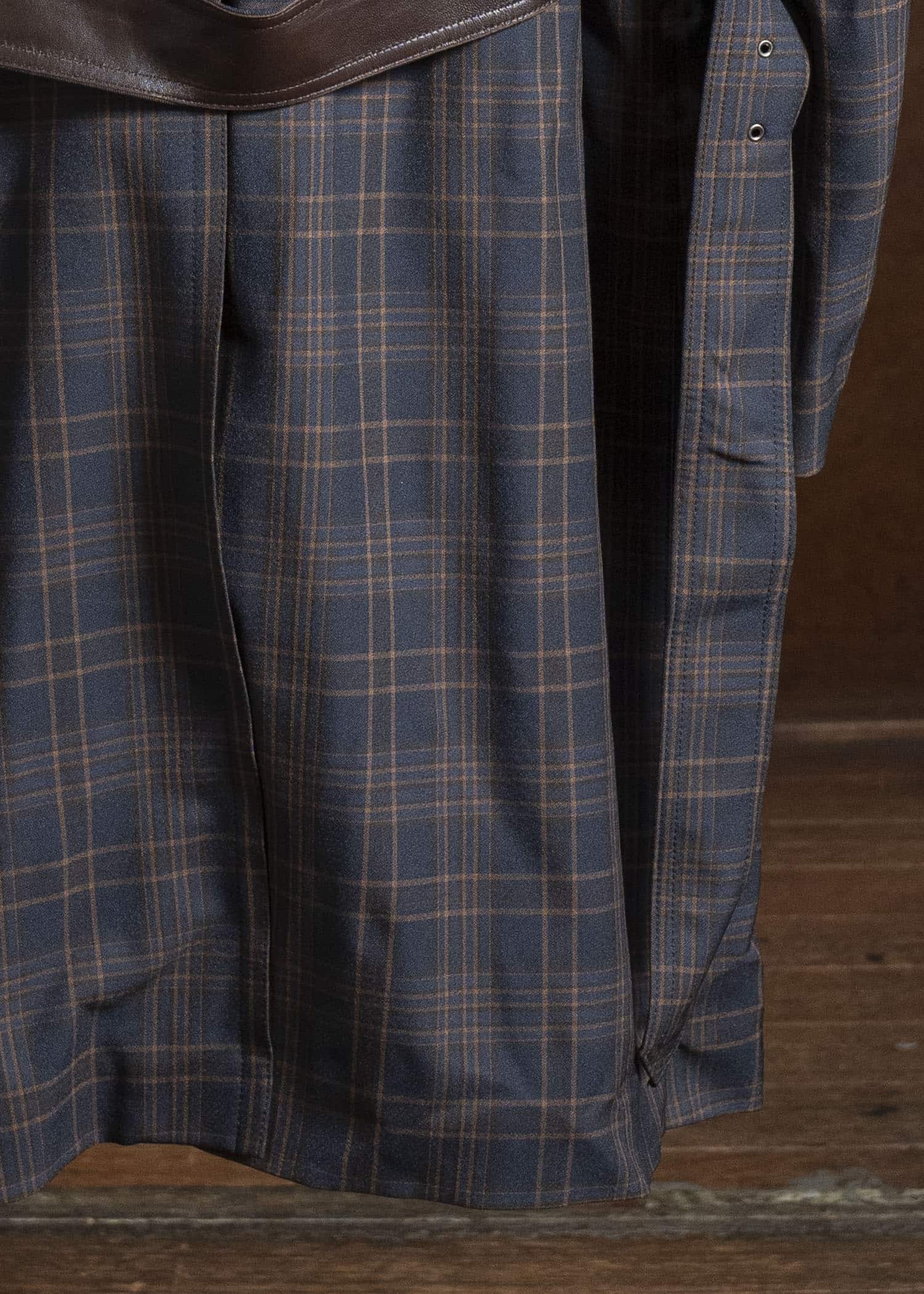 PRADA CHECK OVERSIZED COAT