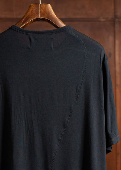 Professor.E SEMI-SHEER T-SHIRT 25SS-PE-TTS-03-BLACK