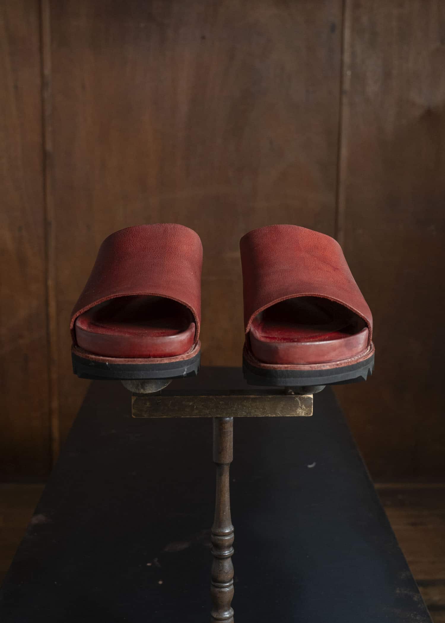 GUIDI BRK06 SANDAL / CALF FULL GRAIN / RUBBER SOLE / 1006T