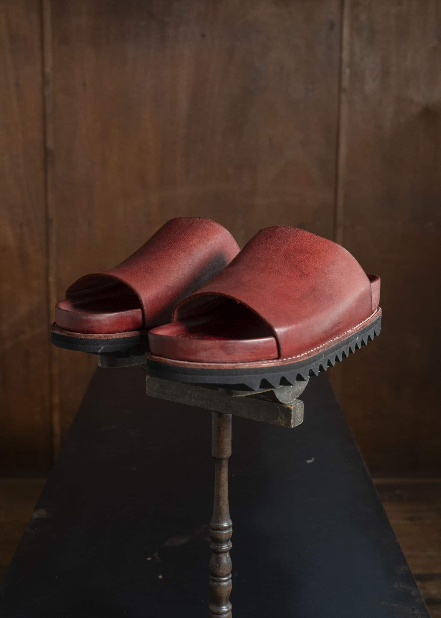 GUIDI BRK06 SANDAL / CALF FULL GRAIN / RUBBER SOLE / 1006T