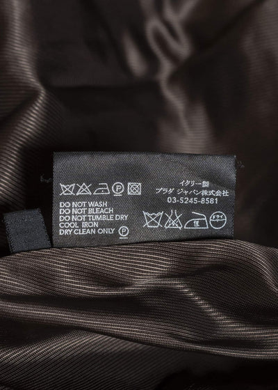 PRADA CHECK OVERSIZED COAT