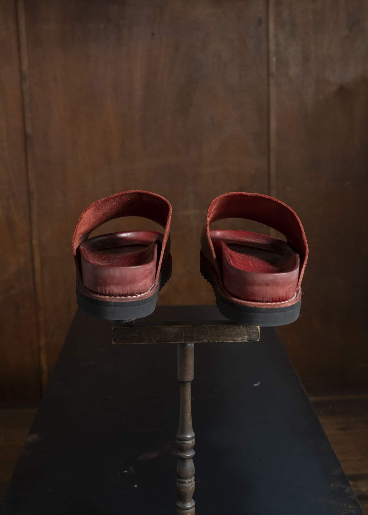 GUIDI BRK06 SANDAL / CALF FULL GRAIN / RUBBER SOLE / 1006T