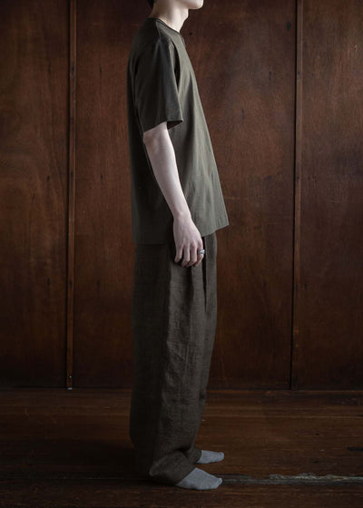 ZIGGY CHEN CLASSIC DROP SHOULDER T-SHIRT 0M2410212 Coyote Brown