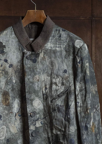 ZIGGY CHEN DIGITAL PRINT STAND COLLAR BLAZER 0M2630932