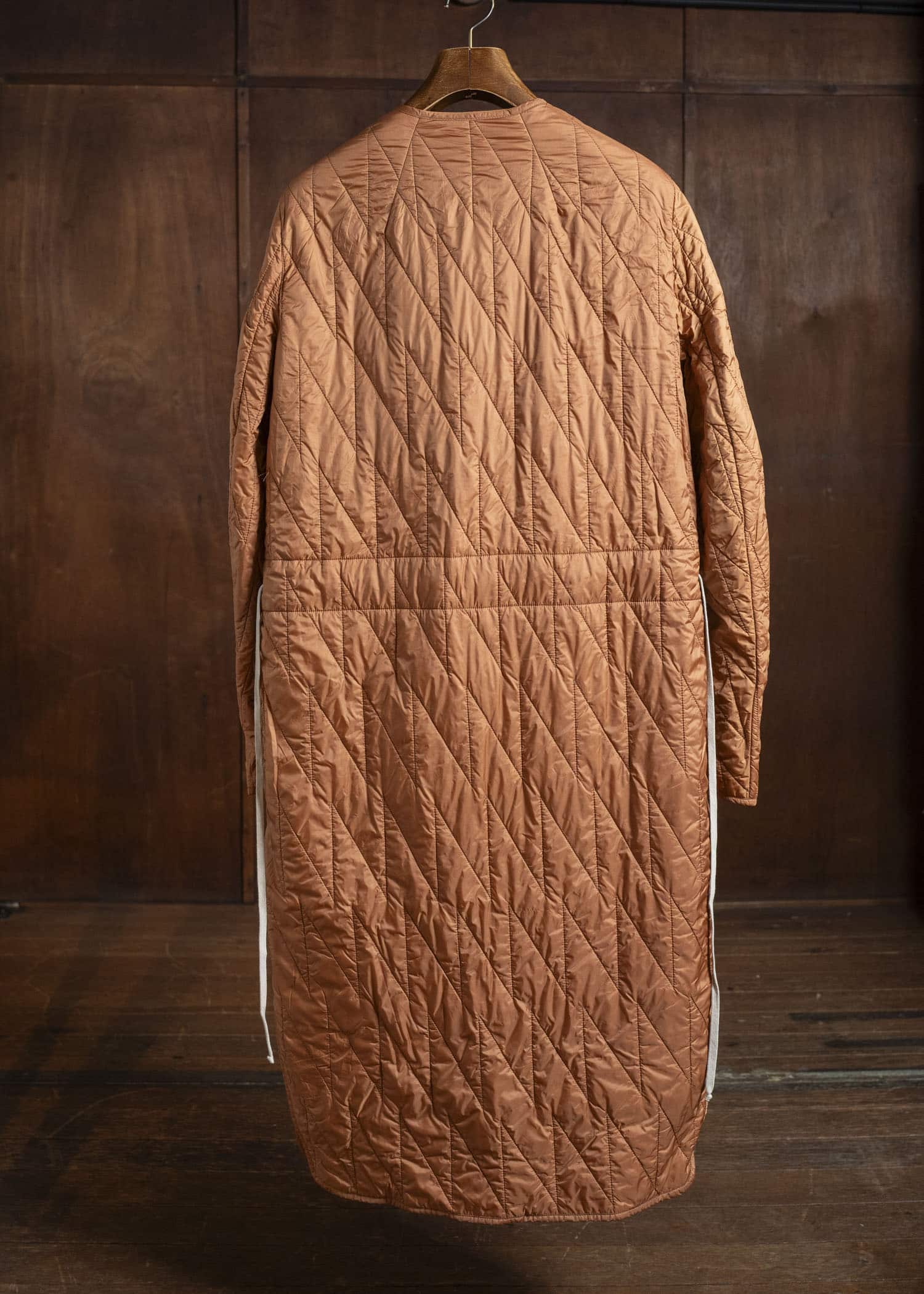 Rick Owens 19AW LONG QUILTED LINER COAT