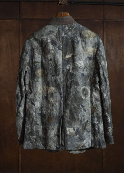 ZIGGY CHEN DIGITAL PRINT STAND COLLAR BLAZER 0M2630932