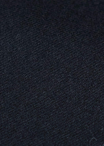 Jurgen Lehl flannel stand-up collar shirt, black J0551FBM121