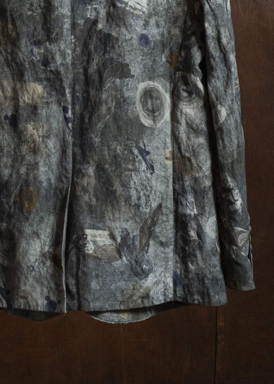 ZIGGY CHEN DIGITAL PRINT STAND COLLAR BLAZER 0M2630932