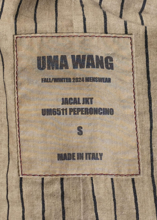 UMA WANG 24AW JACAL JKT S