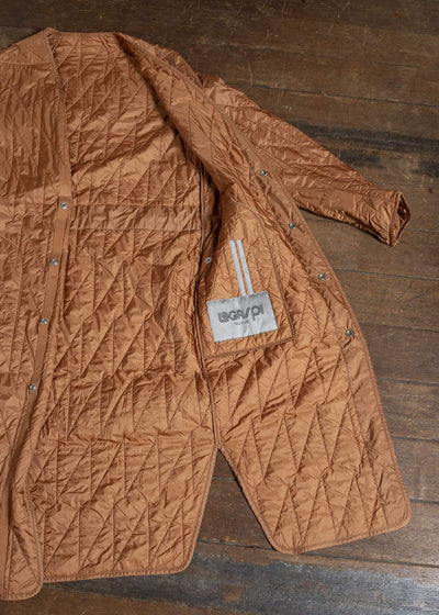 Rick Owens 19AW LONG QUILTED LINER COAT