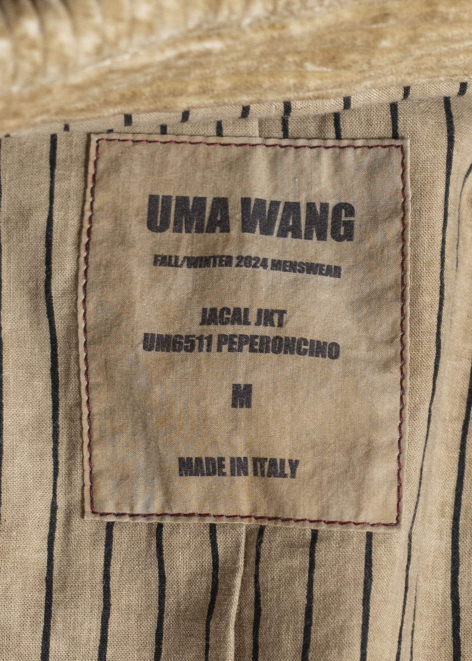 UMA WANG 24AW JACAL JKT M