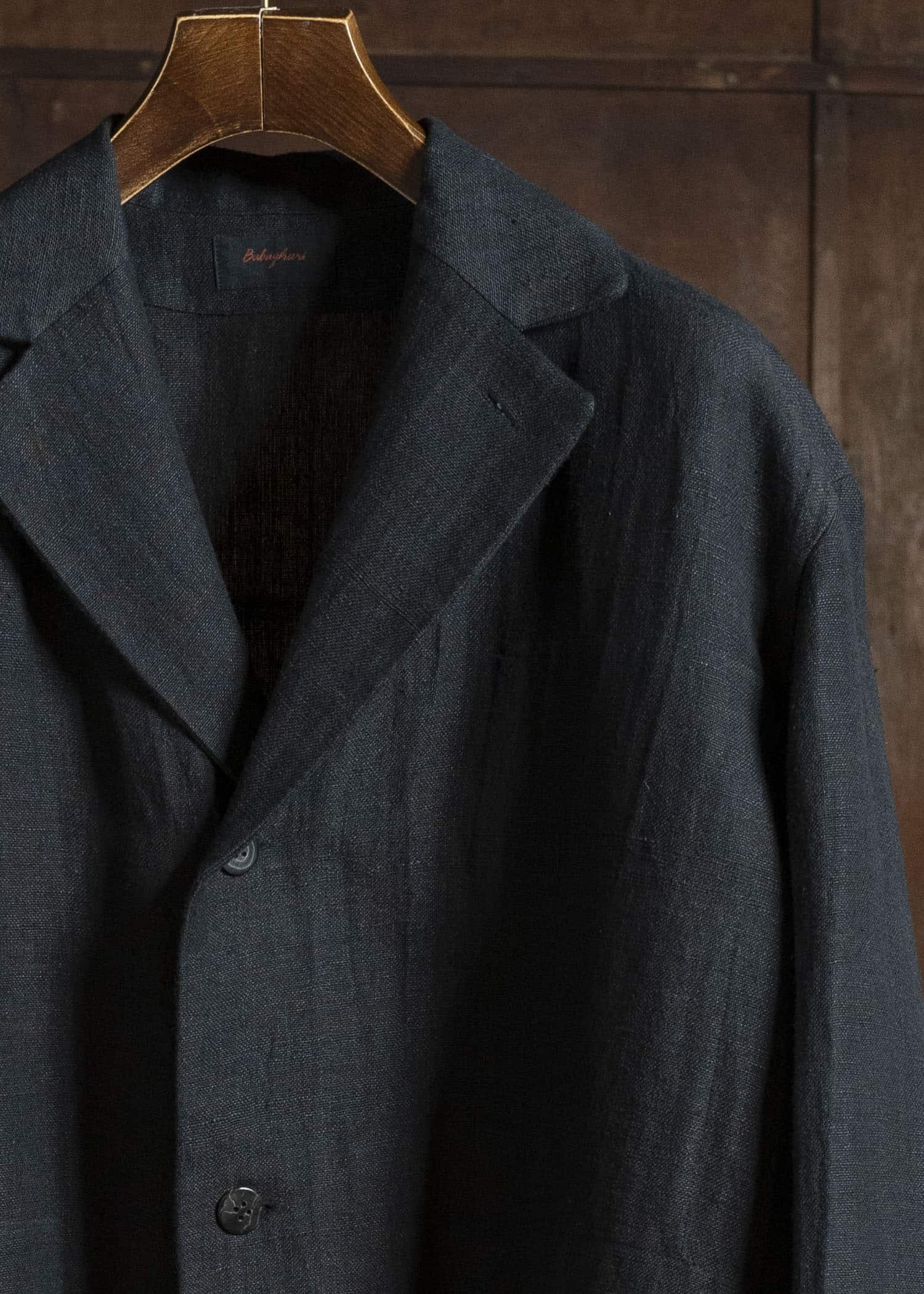 Jurgen Lehl カーディリネン平コート J0561FCM361 墨